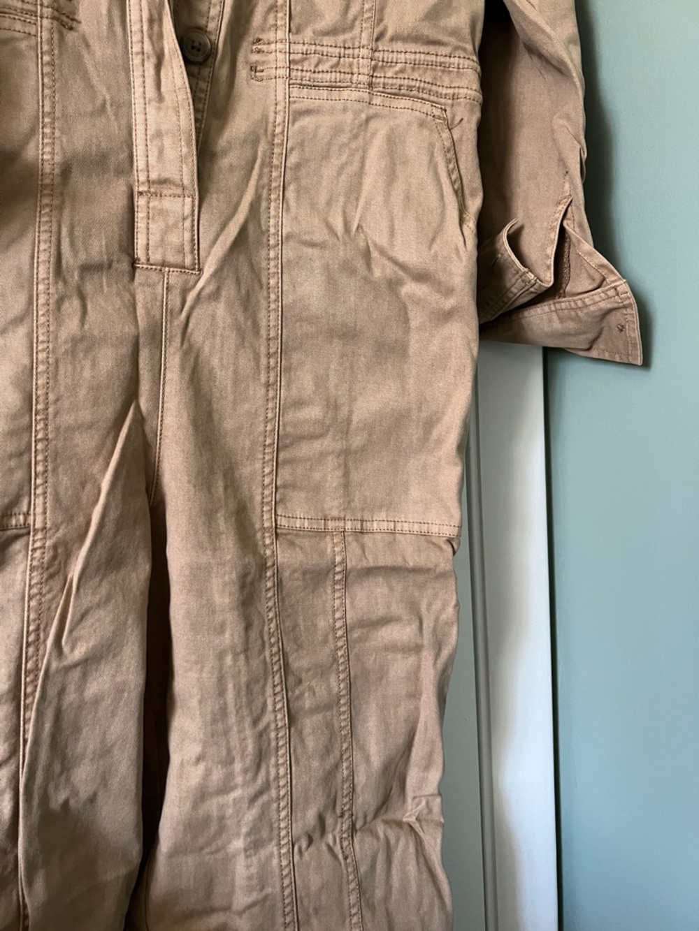Universal Thread Tan Utility Jumpsuit - Picture 5 of 5